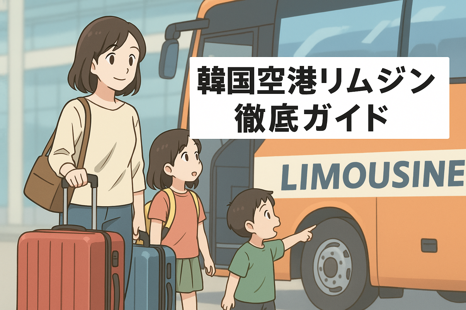 韓国 空港リムジン 乗り方